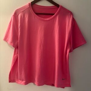 Nike Pink Short-Sleeve Crew Tee